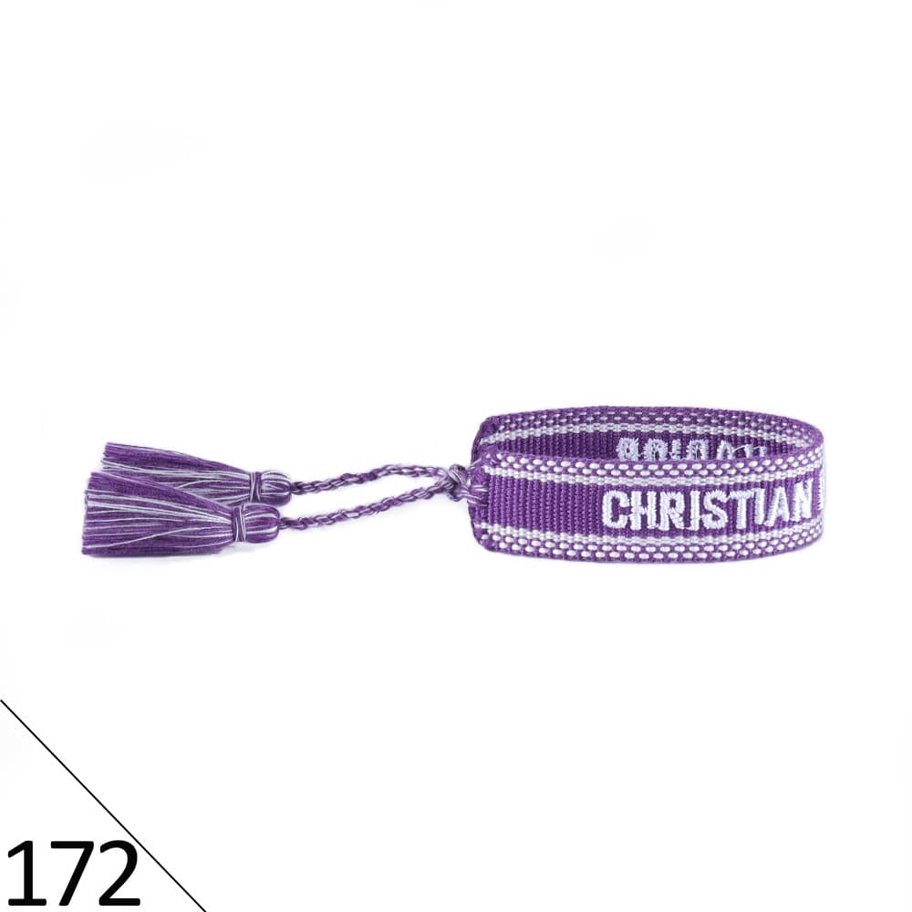 Bracelet unisexe tendance avec lettres tressées