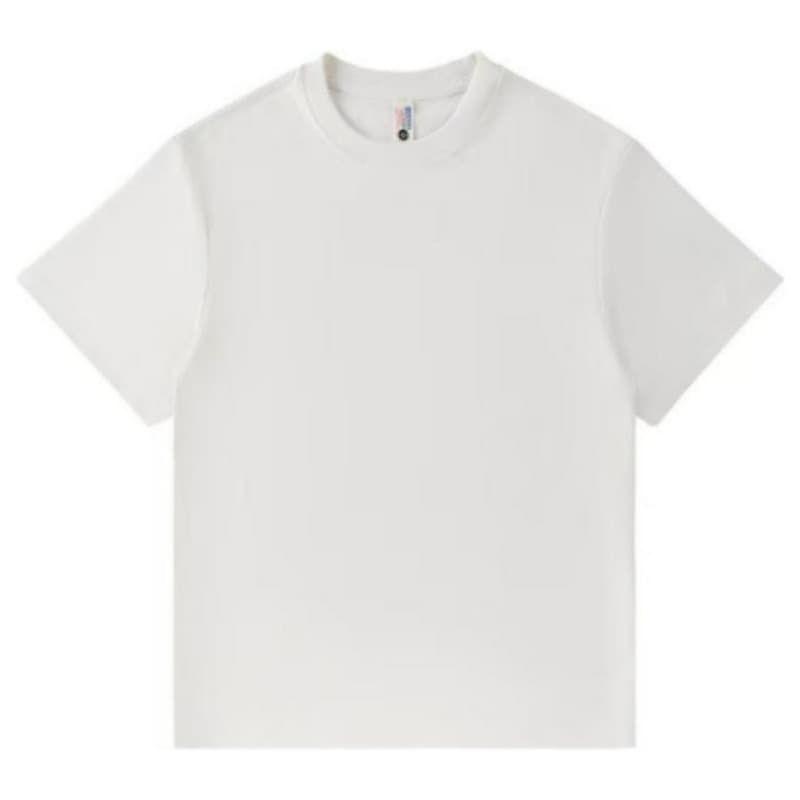 Men's Clothing Round Neck Pure Premium Heavyweight Cotton Crew Neck T-Shirt For Men & Women - Soft & Comfortable Basic Tee In White & Black​