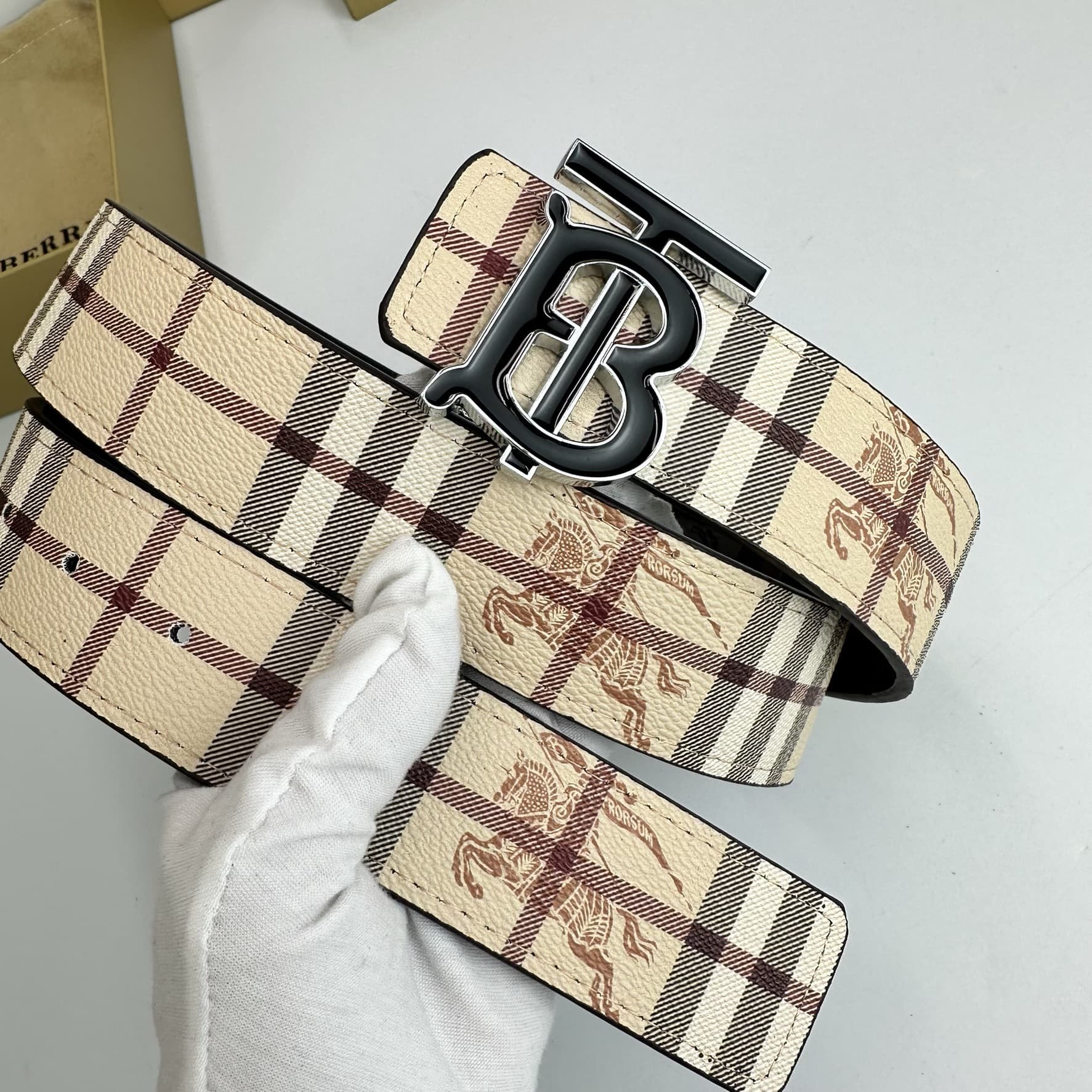 Ceinture classique pour hommes et femmes, avec boucle lisse en cuir de vache TB à double face en relief, ceinture décontractée et polyvalente