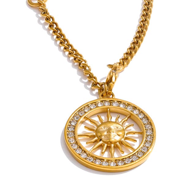 Yhpup Gold Color Stainless Steel Pendant By Girl's Beauty Lab