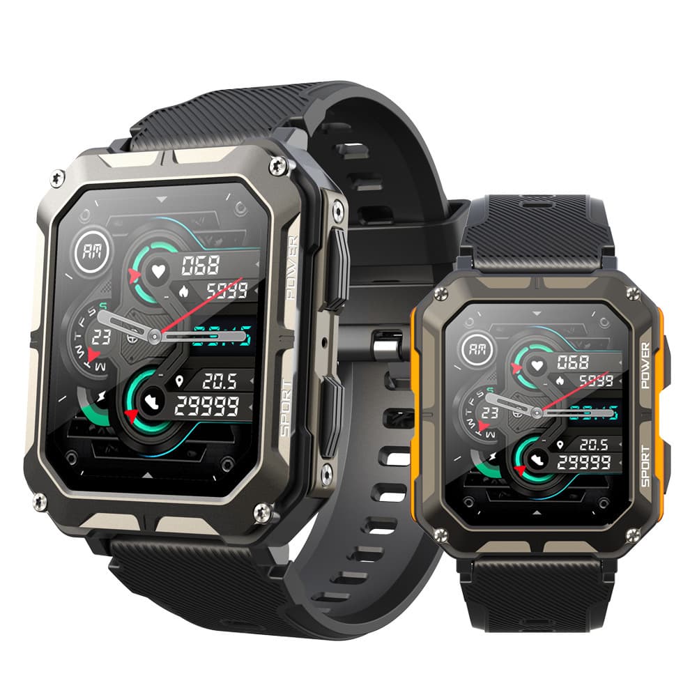 Cross-border Smartwatch C20pro With Bluetooth Calling 1.83inch Rugged Outdoor Multi-sport Modes And Health Monitoring