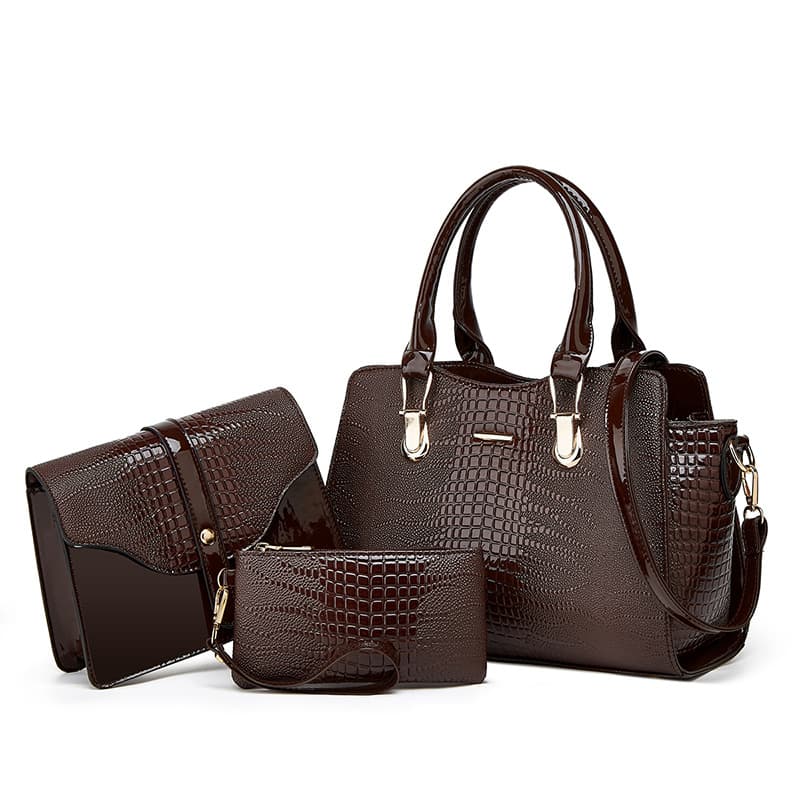 2024 autumn new arrival new mother and child suit bag women's bag new three piece suit bag fashion trend