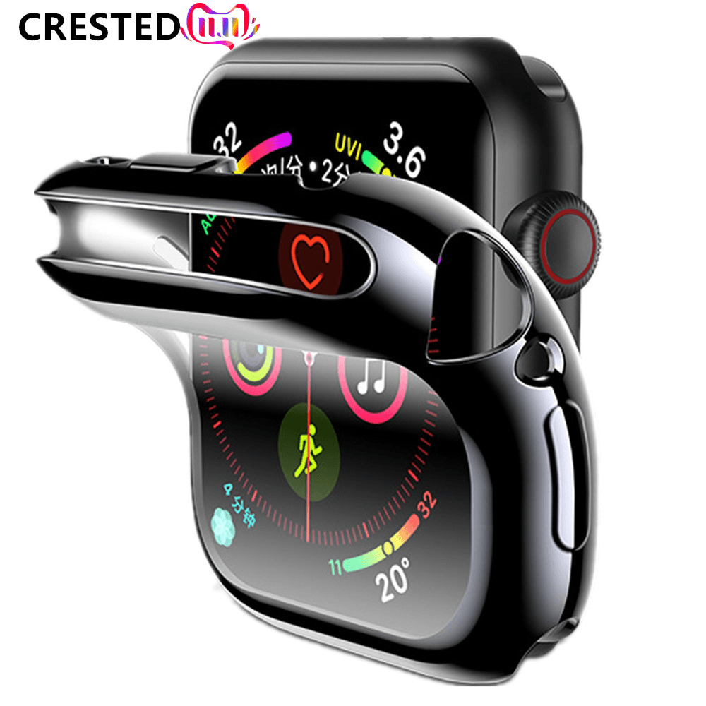 Cover For Watch Case 45mm 41mm 44mm 40mm 42mm 38mm TPU bumper screen protector Accessories iwatch series 8 7 6 5 4 3 SE