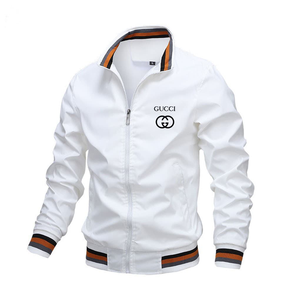 Veste décontractée élégante pour homme avec col montant, adaptée à toutes les saisons, polyvalente pour diverses occasions, manteau imprimé d