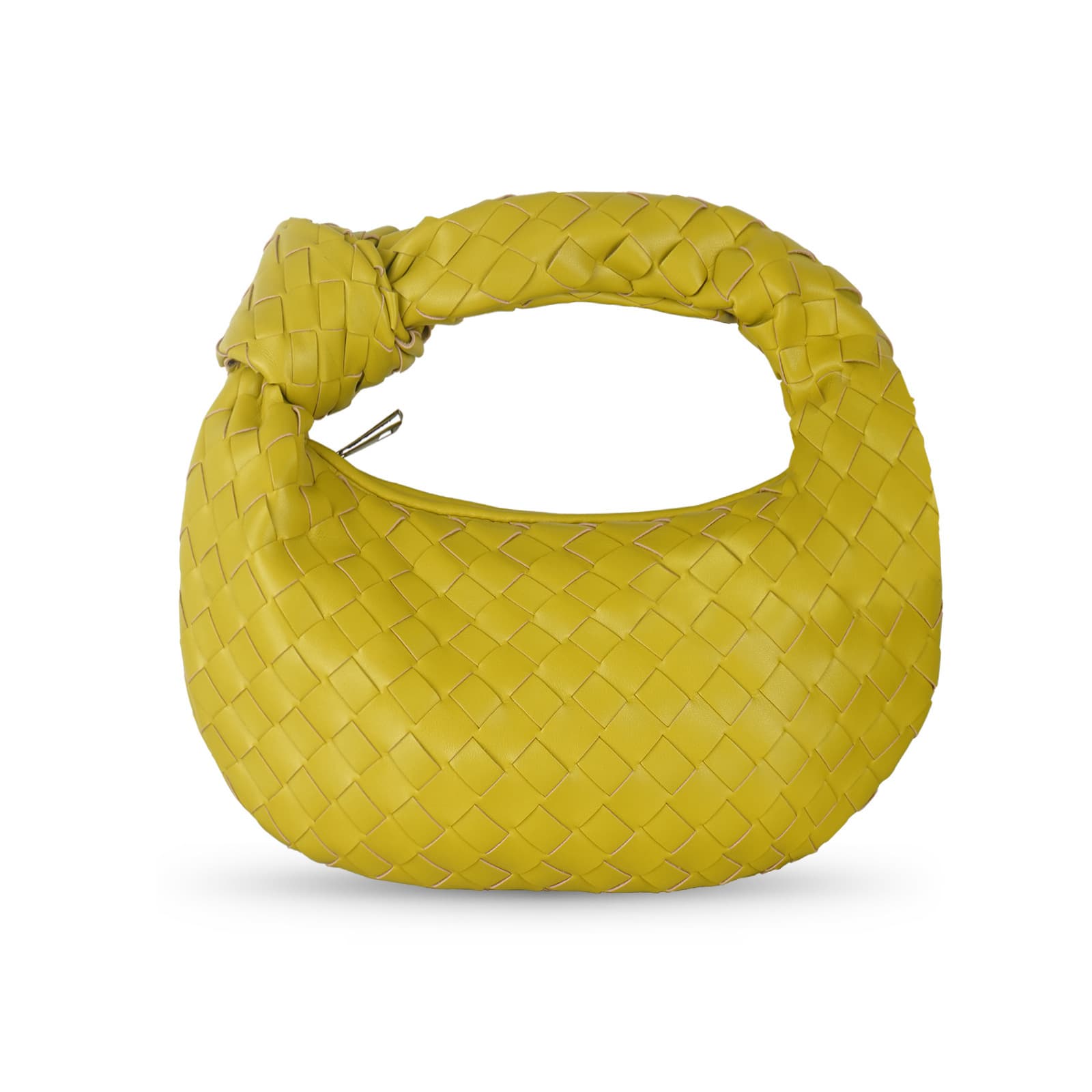 Sac à main tissé, petit pain rond en forme de nuage