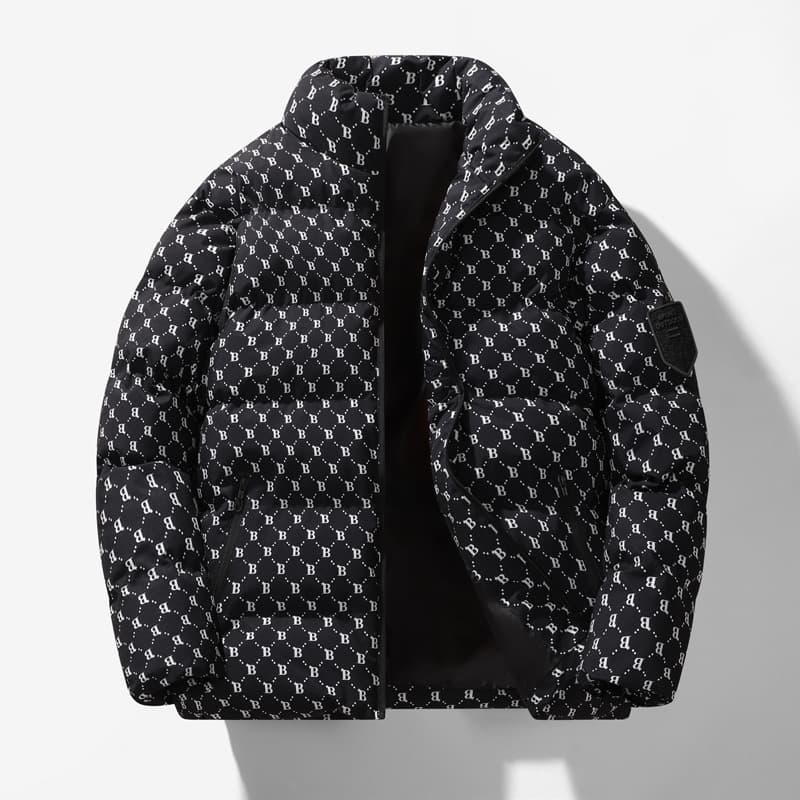 Veste en coton de haute qualité pour homme, nouvelle collection hiver, épaisse et chaude, coupe courte, élégante et tendance.