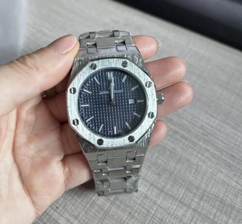 Montre homme de luxe AP, collection élégante, à quartz, haut de gamme, trois aiguilles, design simple.