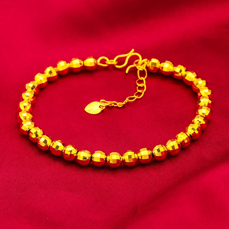 Unisex Jewelry Fashion 5mm bracelet bracelet Vietnam gold fashion jewelry wholesale rhombus bracelet for women