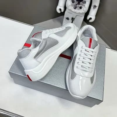 Chaussures de course polyvalentes en cuir verni véritable de haute qualité pour l'été 2025 de la Coupe des Amériques