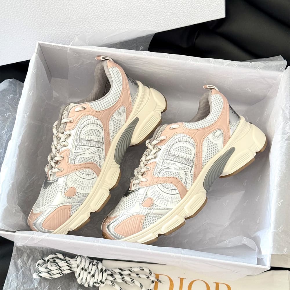 2024 Nouveau CD Color Block Hauteur Augmentante Sangle En Maille Décontractée Sport À La Mode Et Polyvalent Chaussures De Papa, Chaussures Pour Fe