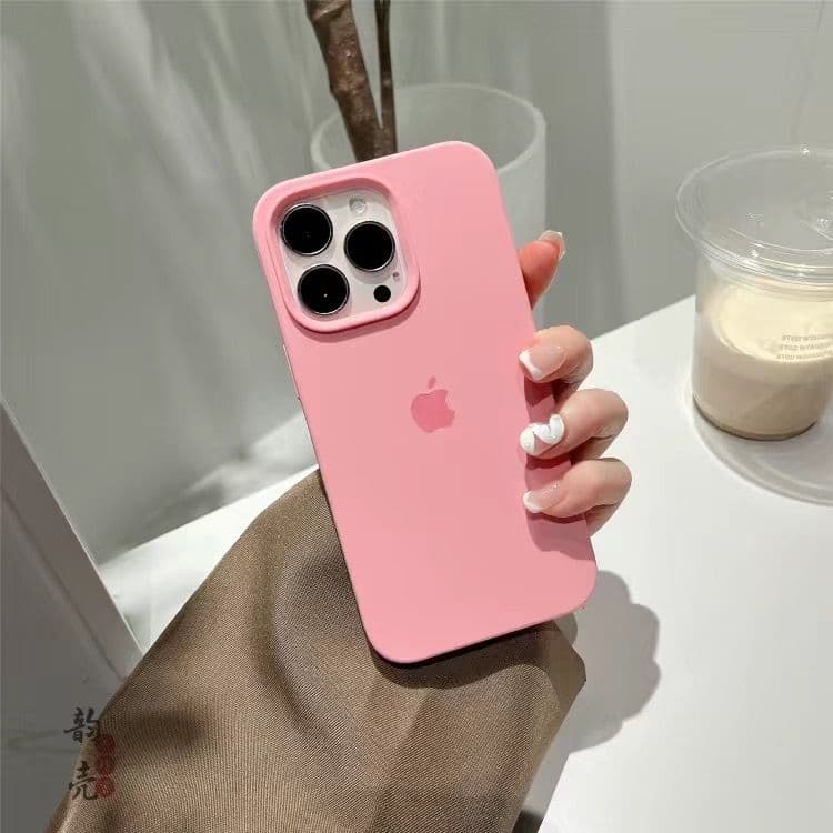 Coque de téléphone en silicone de haute qualité pour iPhone 15/14/12/11/13, coque anti-chute minimaliste tout compris