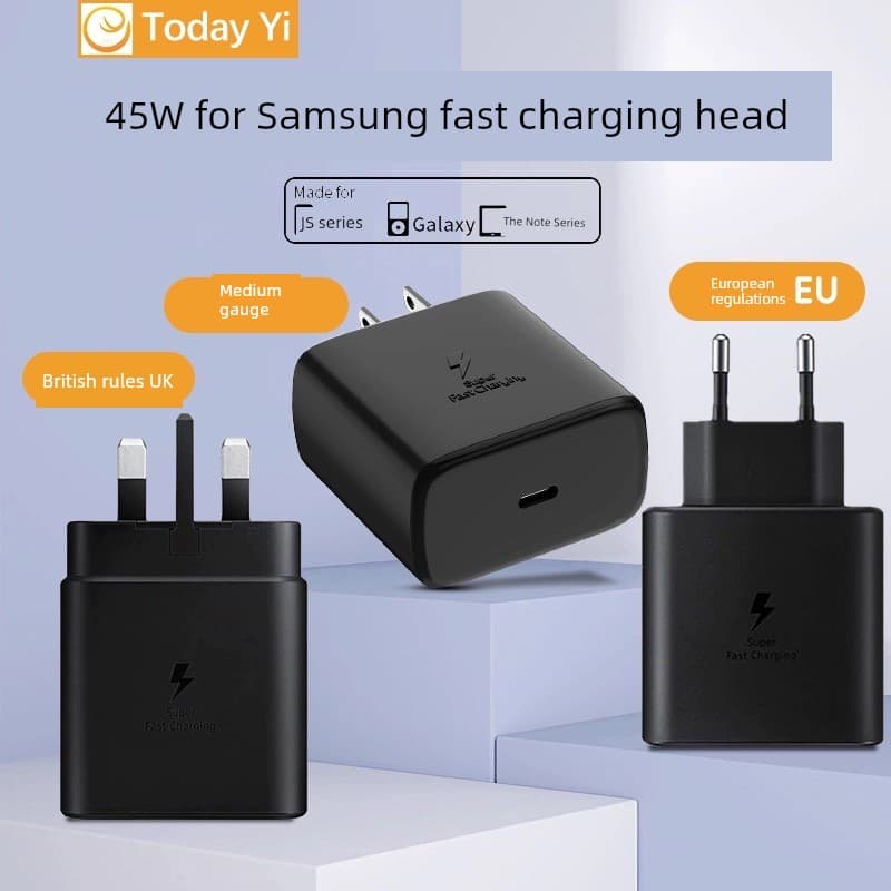 Unbeatable Quality [Genuine Goods British Standard Conforming European Standard] 45W Super Fast Charge Applicable To Samsung Flash Charger