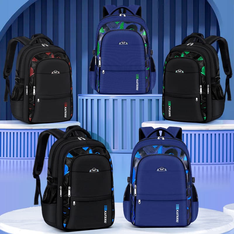 Kids Bags High School Student Backpack Wear Resistant Waterproof Large Capacity Spine Protection Backpack 1 6 Grade Backpack