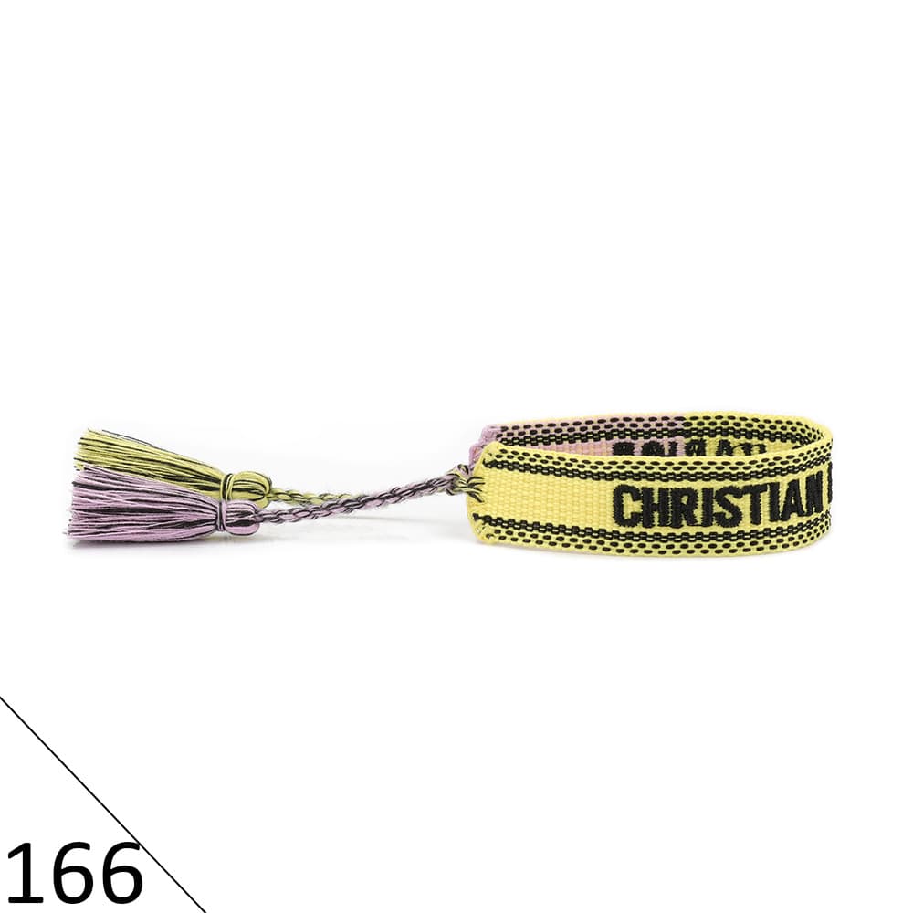 Bracelet unisexe tendance avec lettres tressées