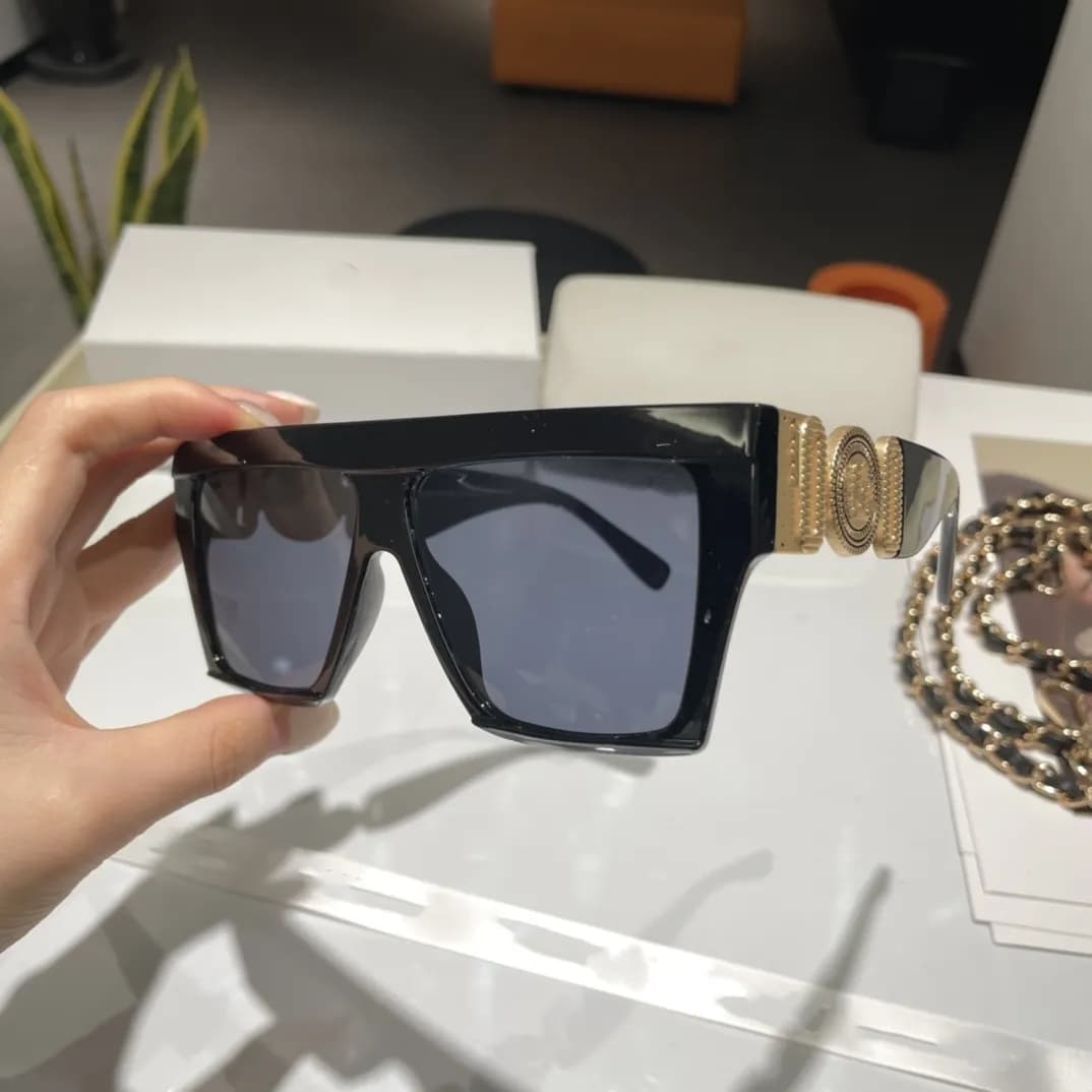 Authentic Polarizing 9421 Women Men Brand Designer Uv Protection Sunglasses Clear and Coating Lens Sunwear