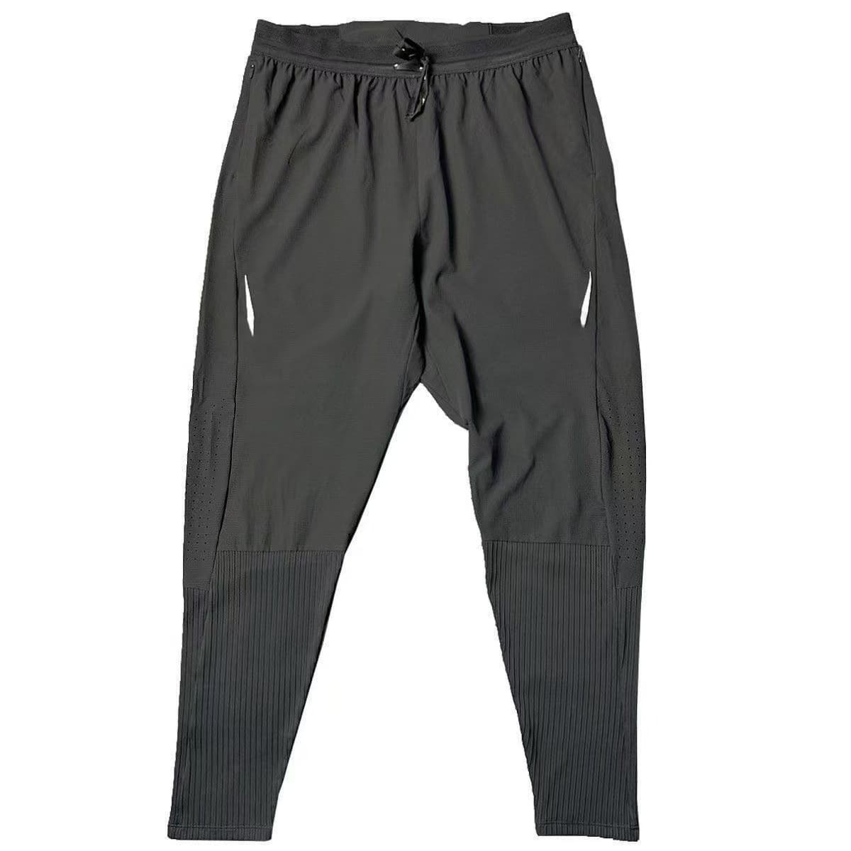 Pantalon de sport Elite Multi-Style pour homme, séchage rapide, respirant, coupe ample, patchwork, idéal pour la course en salle.