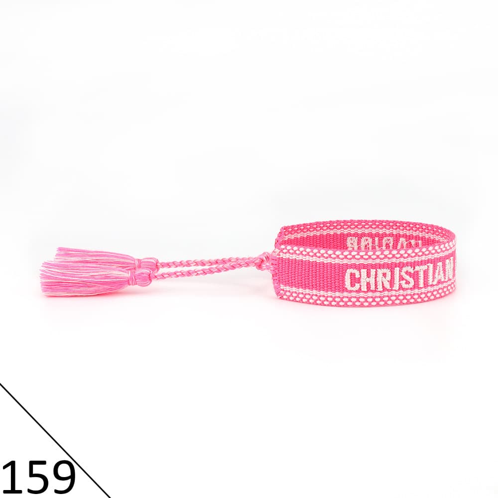 Bracelet unisexe tendance avec lettres tressées