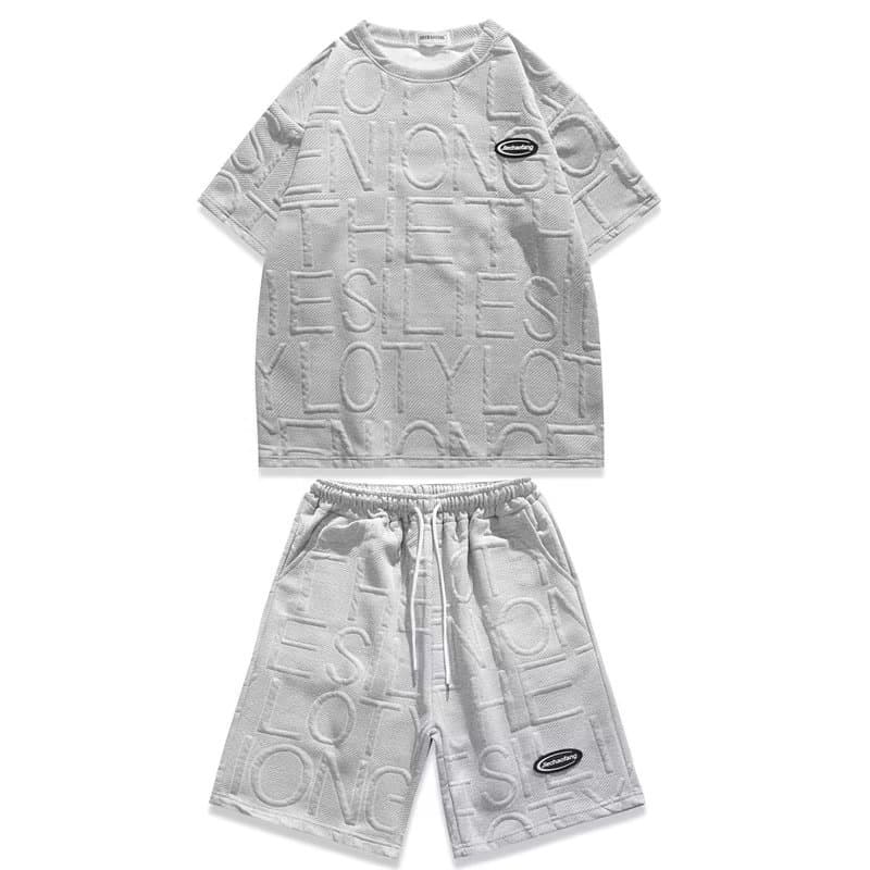 Men's Clothing [PeakFlex] Men's Performance Short Suit - Moisture-Wicking 2-Piece | Gym & Running Set