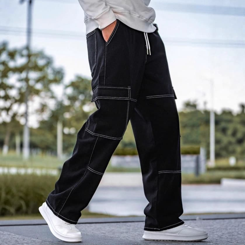 2025 New Jeans Men's Side Pocket Jeans
