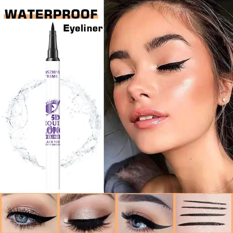 Explosive Eyeliner Waterproof, quick-drying, oil-resistant, non-smilling, long-lasting ultra-fine black liquid Eyeliner Liquid Eyeliner