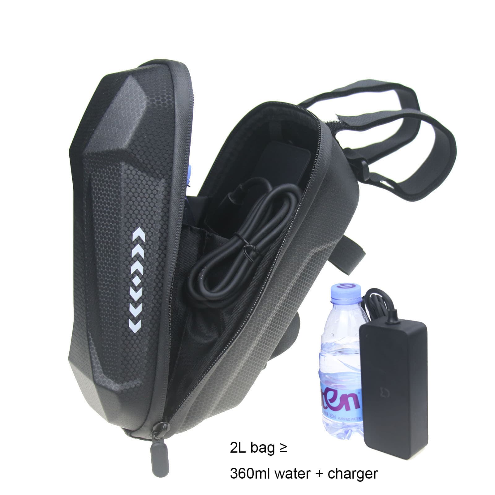 2L fully waterproof front bag for bicycles, electric vehicles and electric scooters