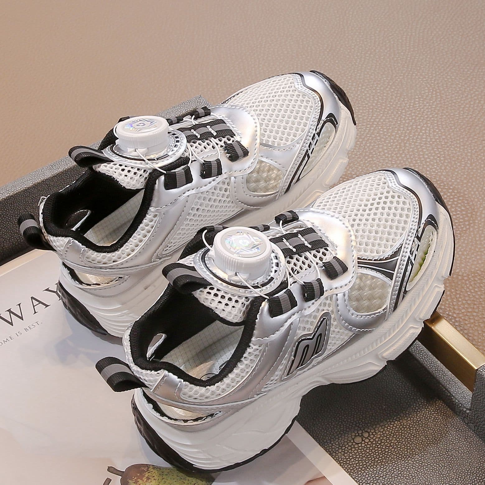 [LittleSprinter] Girls' Running Shoes - Breathable Mesh Sneakers | Lightweight School Shoes