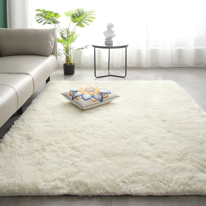 New Silk Wool Carpet Plush Living Room Bedroom Net Red Bed Blanket Cushion Cushion Home