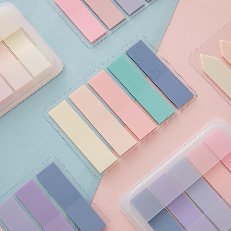 Morandi Color Sticky Notes Ins Style Color Index Stickers Office Student Sticky Notes Stickers Spot