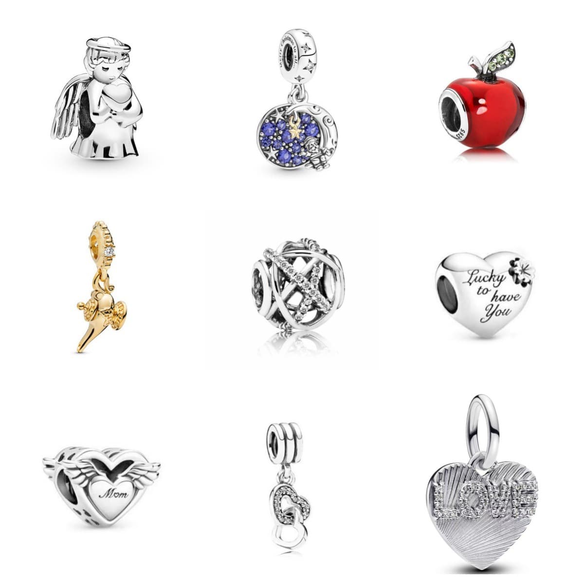 Wupanjia Heartfelt Mother's Day Rose Gold New Bead DIY Accessories