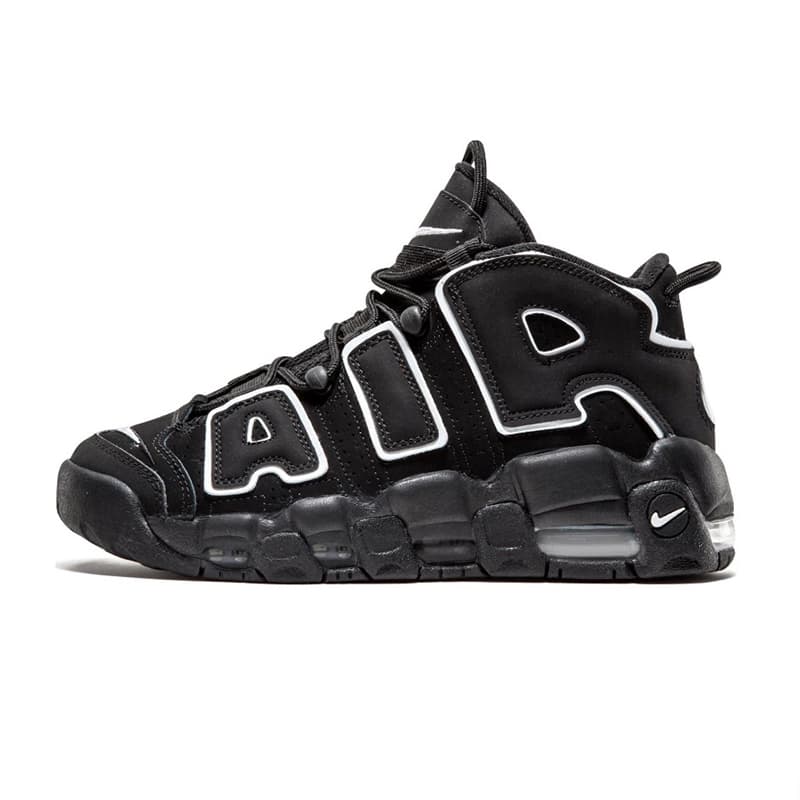 Chaussures de basket-ball Hommes Nikes Airs More Uptempo 96 Total Scottie Pippen Blanc Varsity Rouge Vert Multi Noir Bulls Université Bleu Femmes Ba