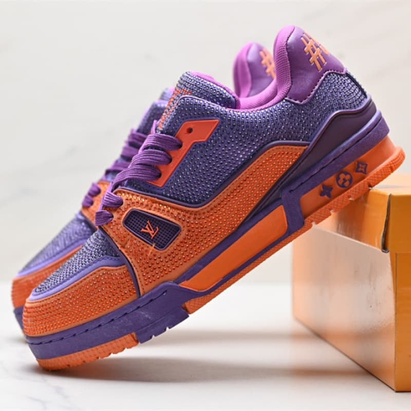 Baskets montantes Lujia, chaussures de sport tendance à imprimé diamant, style couple, tendance et polyvalentes, pour hommes