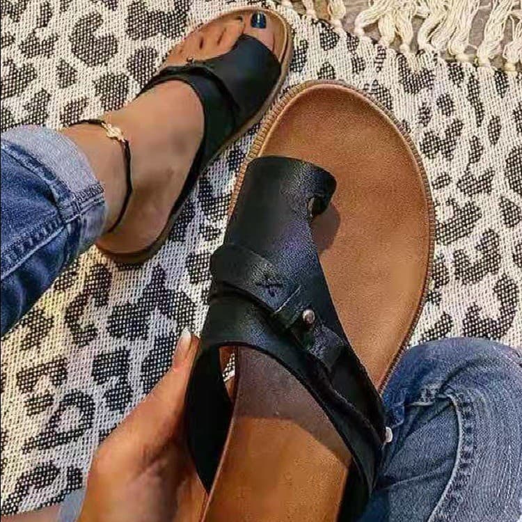 Women's fashion platform slippers Women's casual flat flip-flops
