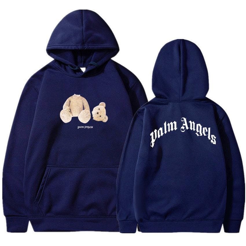 Chaopai palmier Angel Bear anges ours ours en peluche couple imprimé Sweat à capuche