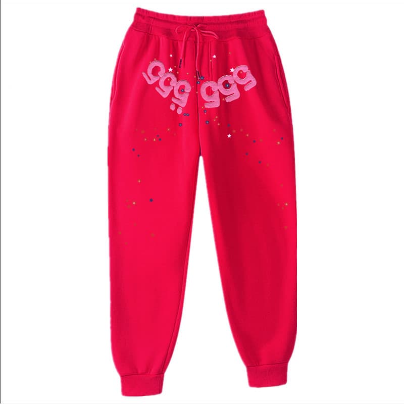 Sweat à capuche et pantalon de survêtement imprimé automne/hiver de la série Spider 555