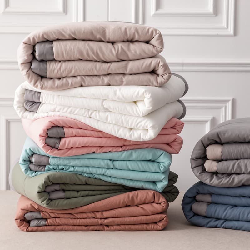 Wholesale Cotton Air Conditioning Machine Washable Summer Thin Quilt Company Gift Prize