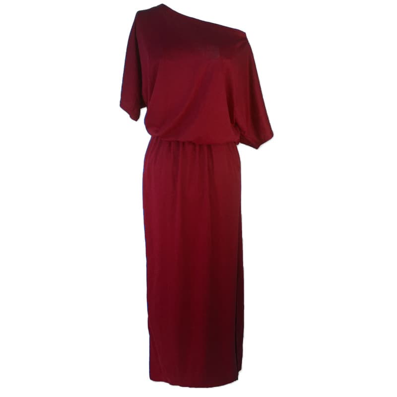Robe ample d'été à poches fendues sur le côté pour femme, style européen et américain