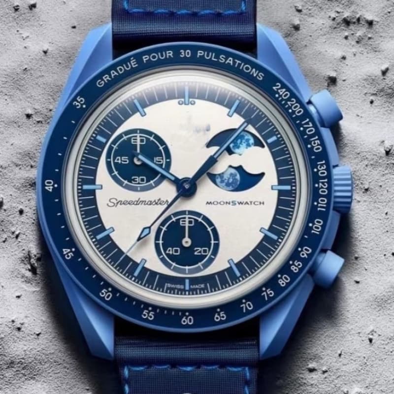Montre d'affaires Moon Joint pour homme, montre de luxe à quartz