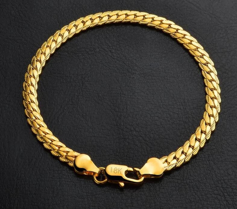 Gold Sier Plated Charm Chain Bracelet For Men Women 5mm Cool Birthday Gift Fashion Miami Hip Hop Link Bracelets Jewelry