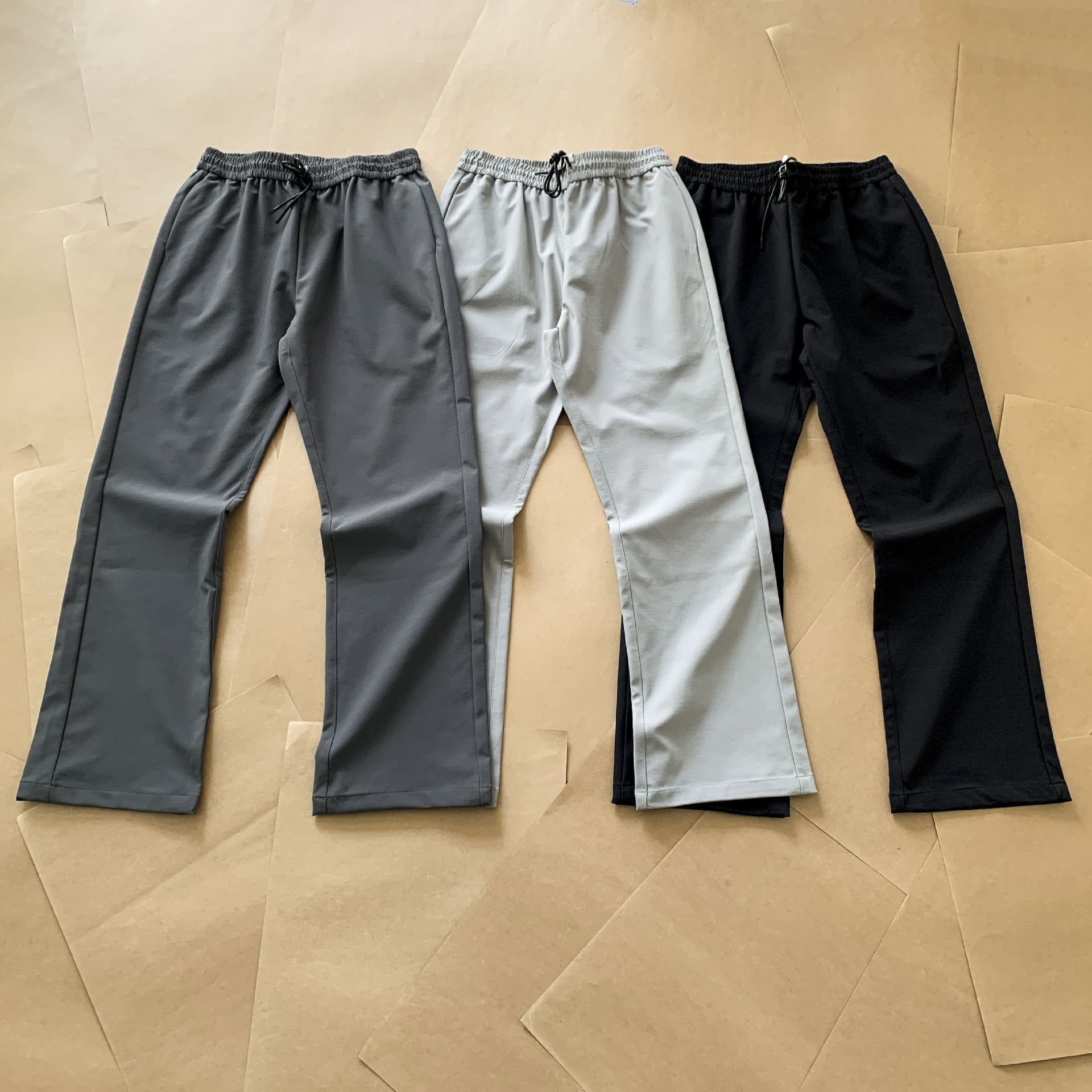 Men's Clothing Autumn And Winter Composite Thickened Drape Straight Slim Casual Trousers Texture Sense To Show Leg Length