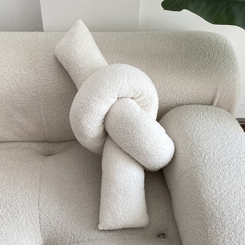 Nordic Boho Knot Pillow - Unique Shape Decorative Throw Pillow For Sofa/Bed/Bay Window