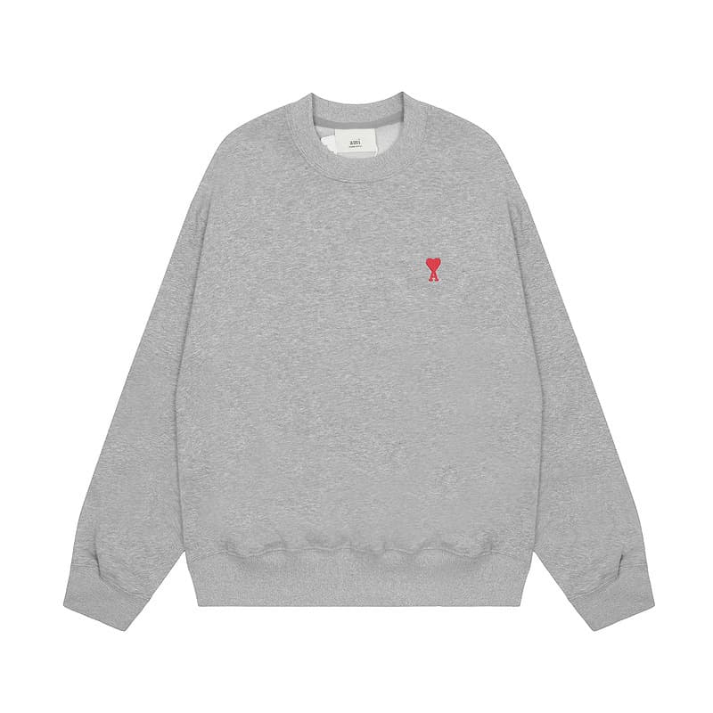 Sweat-shirt brodé à manches longues pour couple, automne-hiver, coupe ample, décontracté, sport, en coton.