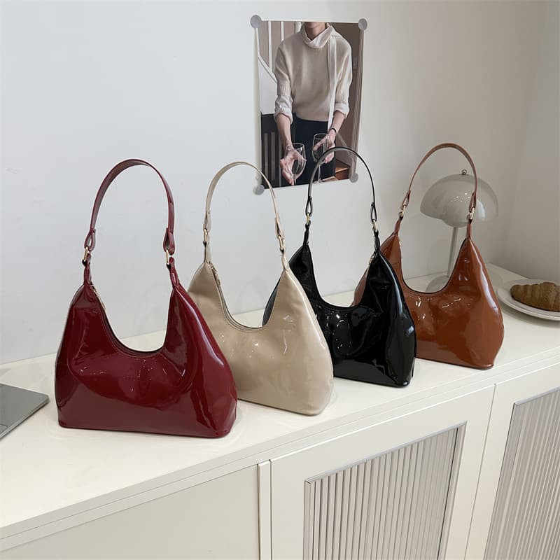 High-Quality Textured Handbag For Women 2025 Summer New Light Luxury Shoulder Internet Celebrity Trendy Underarm Bag