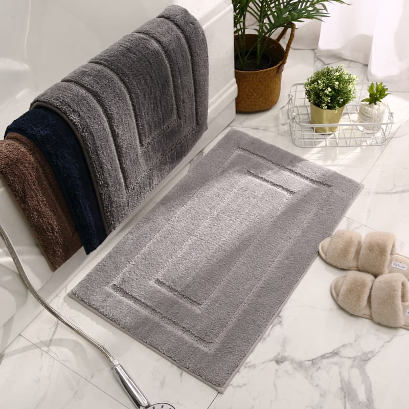 Home Textile Thickened Bathroom Absorbent Floor Mats Bathroom Door Mats Toilet Anti Slip Mats Door Door Mats Home Carpet