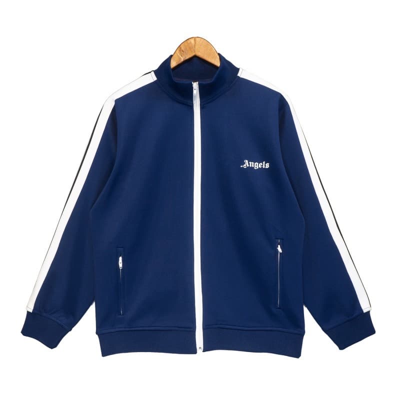 Veste de sport à rayures arc-en-ciel avec fermeture éclair et palmier, uniforme scolaire pour homme, nouvelle version 2025
