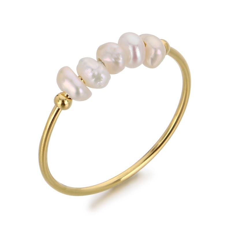Women's Jewelry Plain Stainless Steel Ring Light Luxury Niche Design Index Finger Ring Titanium Steel Ring