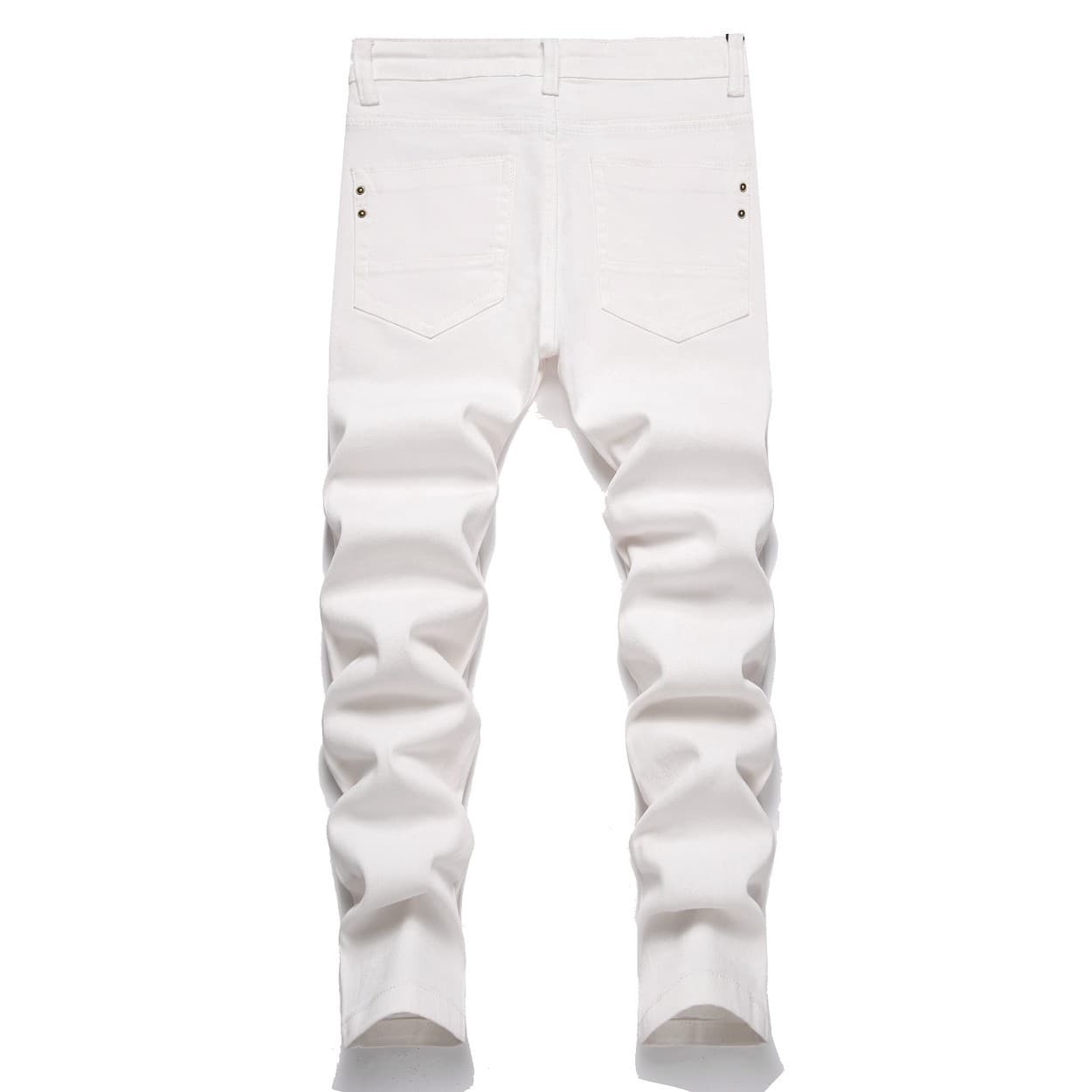 Kids’ Clothing E Commerce Boys' Stretch White Jeans