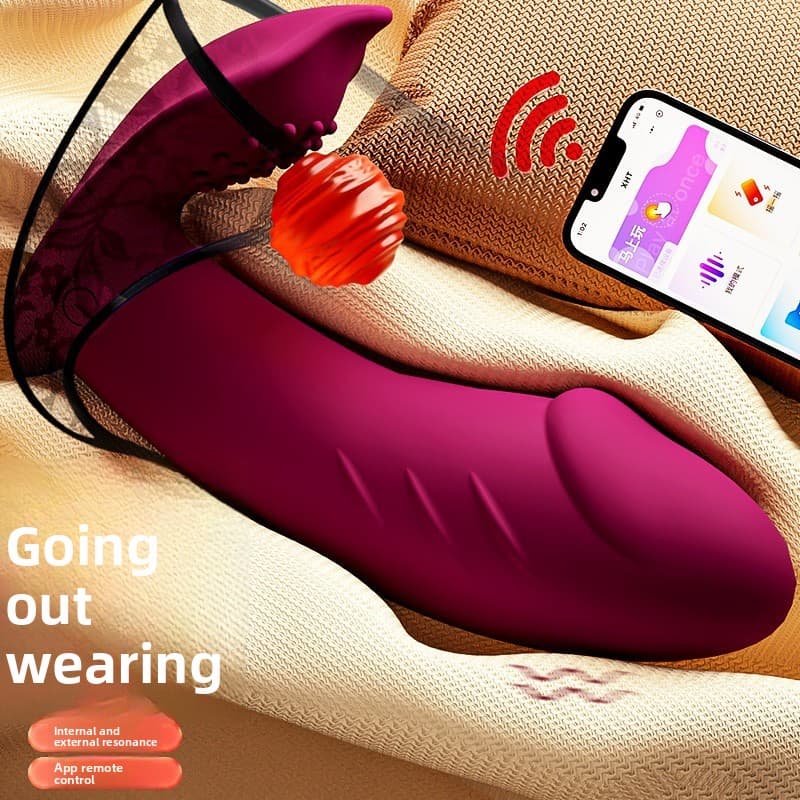Female App Wireless Remote Control Wearable Vibrator Insertable Strong Vibration Silent Sex Toy Masturbator