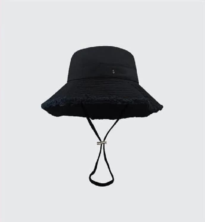 Straw Holiday Beanie Visitor Beautiful Mens Woman Cap Wide Summer Le Hat Bob Brim Artichaut Designer Solid Color Bucket