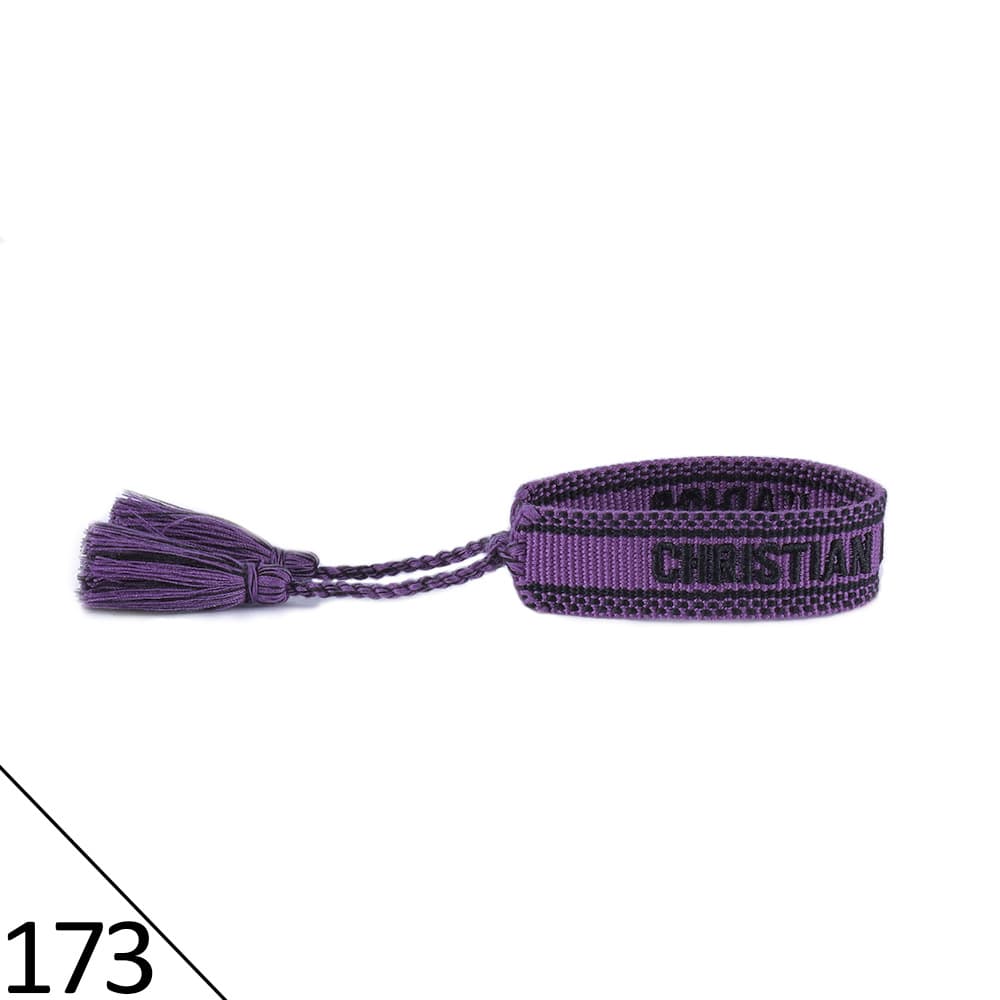 Bracelet unisexe tendance avec lettres tressées