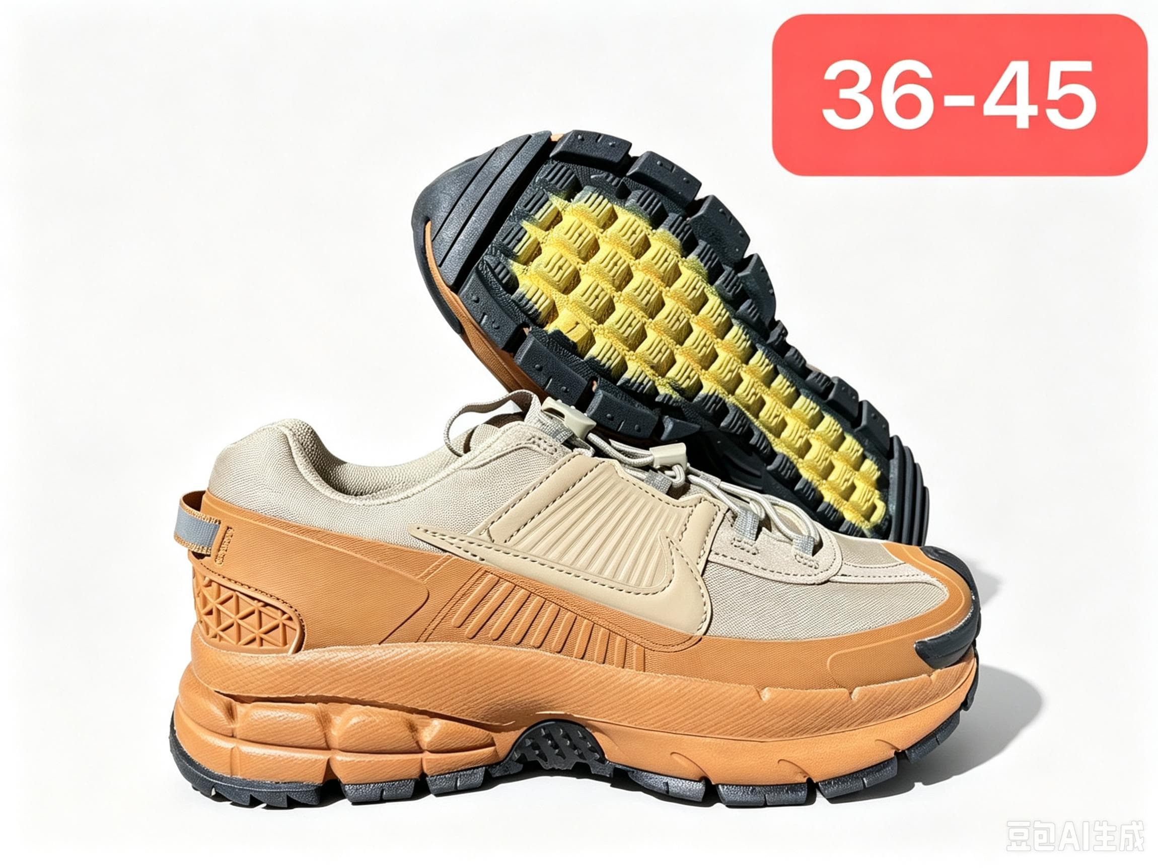 Baskets basses pour homme NIKE Zoom Vomero Roam, légères et robustes, pour le sport et les activités de plein air.
